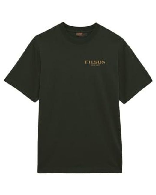 Filson Grenzgrafische t -shirt in Green für Herren