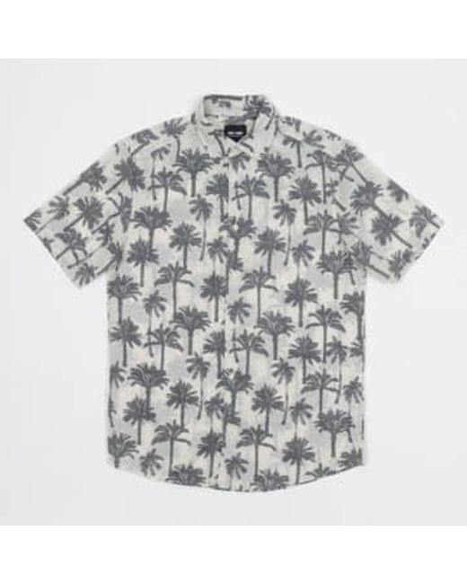 Only & Sons Gray Palm Tree Shirt for men