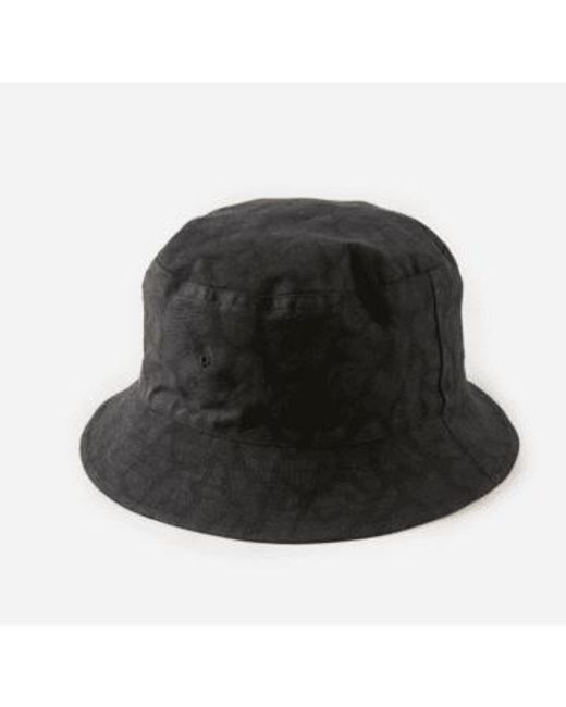 Maharishi Black Camo Bucket Hat Onesize for men