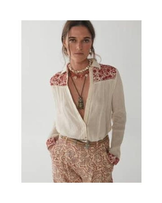 Bob Blouse Chilly di MAISON HOTEL in Brown