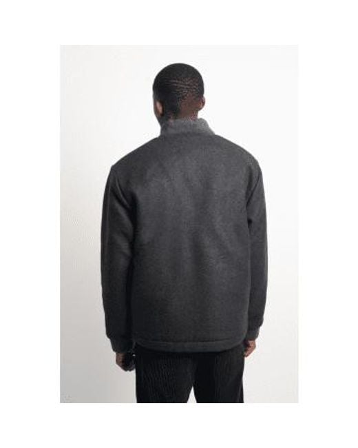 Homecore Black Jr Grey Reversible Double Breasted Jacket Wool for men