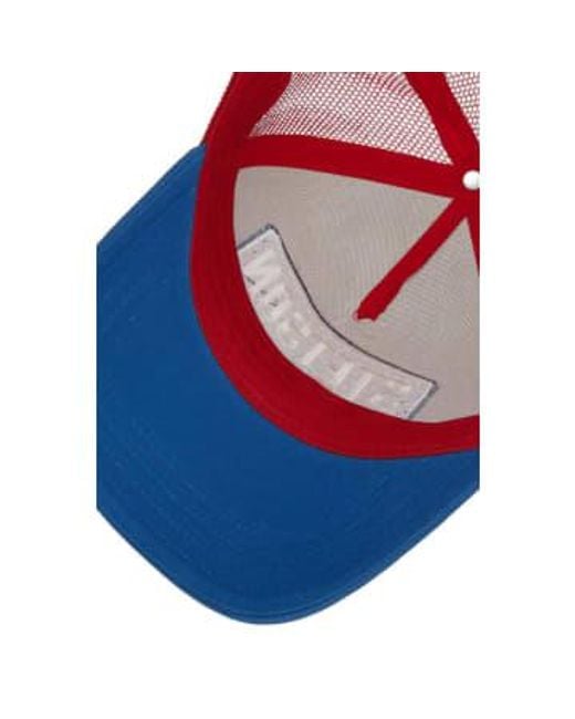 Stetson Blue Highway Trucker Cap /white/red One Size for men