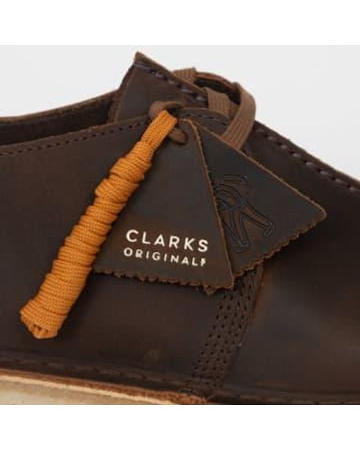 Chaussures randonnée du désert dans la cire d'abeille Clarks pour homme en coloris Brown