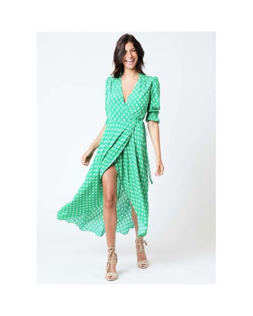 Berenice Green Ronia Midi Dress