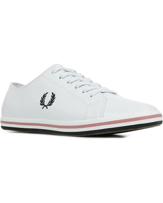 Fred Perry Kingston Leather B4333 646 White for Men | Lyst