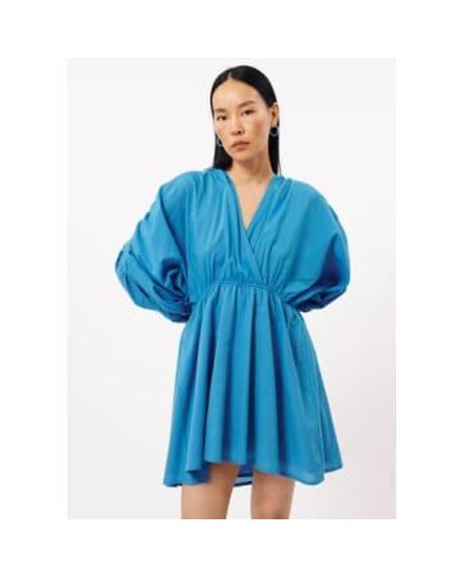FRNCH Blue Andreas Dress Electric / Xs