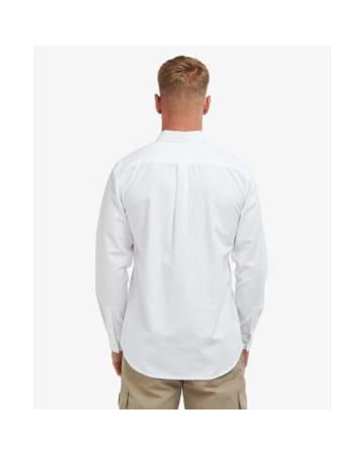 International Kinetic Shirt White Small di Barbour da Uomo