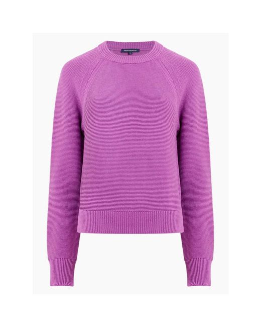 French Connection Purple Lily Mozart Long Sleeve Jumper
