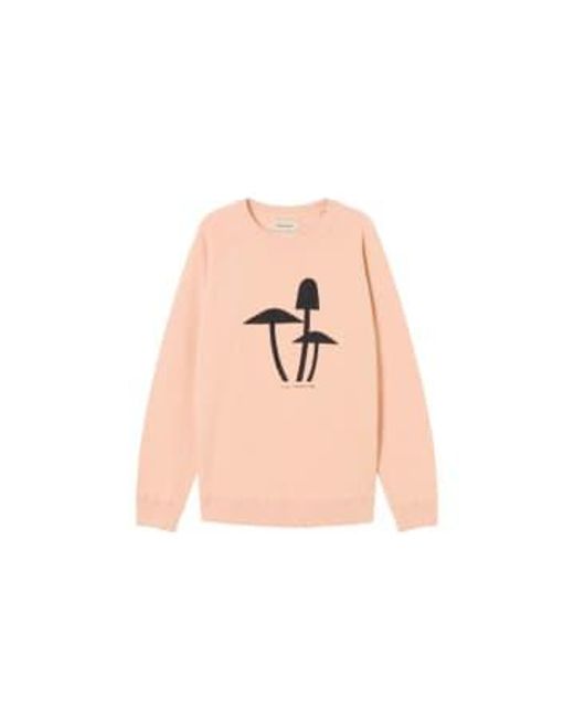 Thinking Mu 3 pilze gedrucktes sweatshirt in Pink für Herren