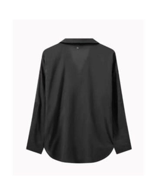 Jelena Voile Shirt Mos Mosh en coloris Black