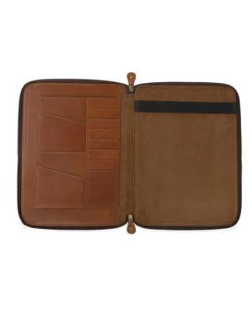 VIDA VIDA Brown A4 Leather Document Holder Leather for men