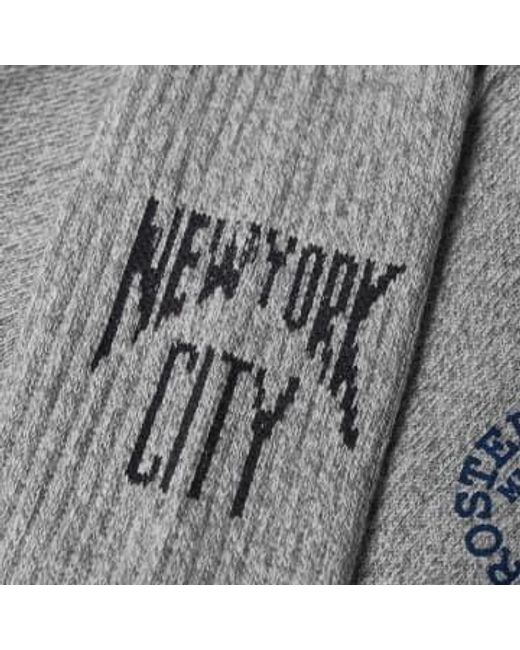 Chaussettes new york Rostersox pour homme en coloris Gray