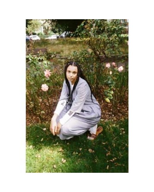 Mahonia Gingham Dress 1 di Meadows in Gray