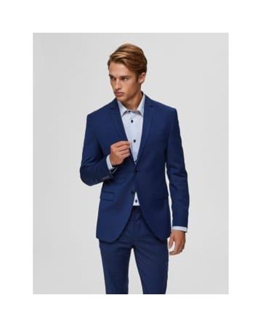 SELECTED Blazer Structured Blue for men