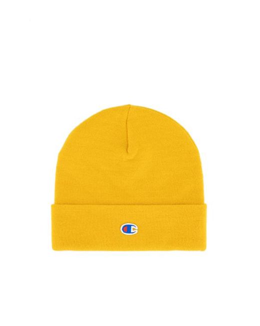 champion beanie yellow