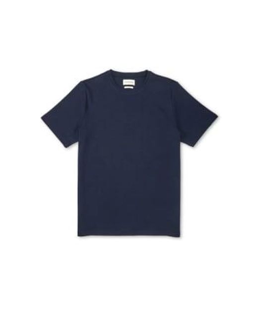 Heavy T Shirt Tavistock di Oliver Spencer in Blue da Uomo