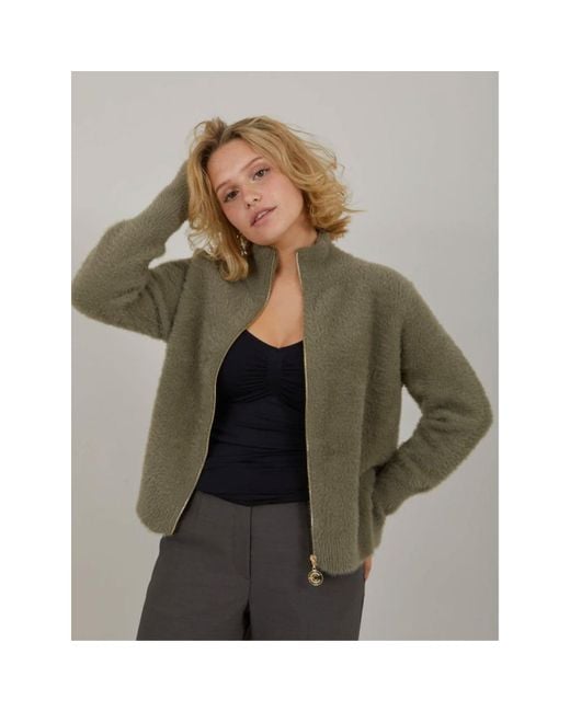Long hot sale olive cardigan