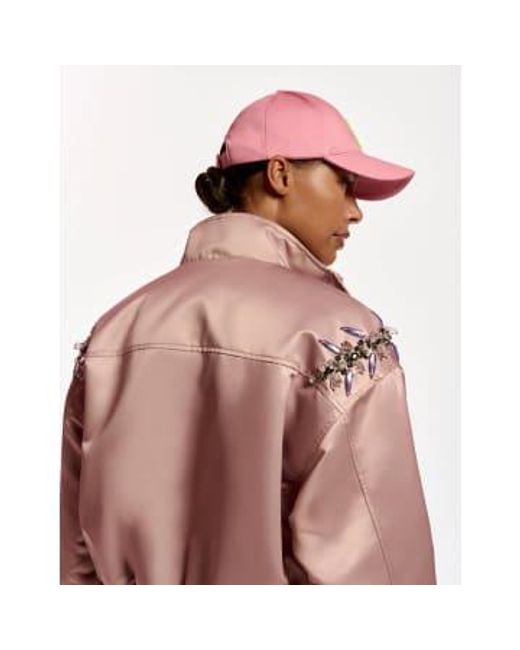 - quinta chaqueta bombarro - rosa - xs Essentiel Antwerp de color Pink