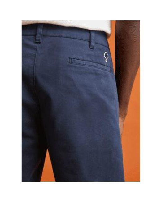 Faguo Blue Saulieu Cotton Shorts for men