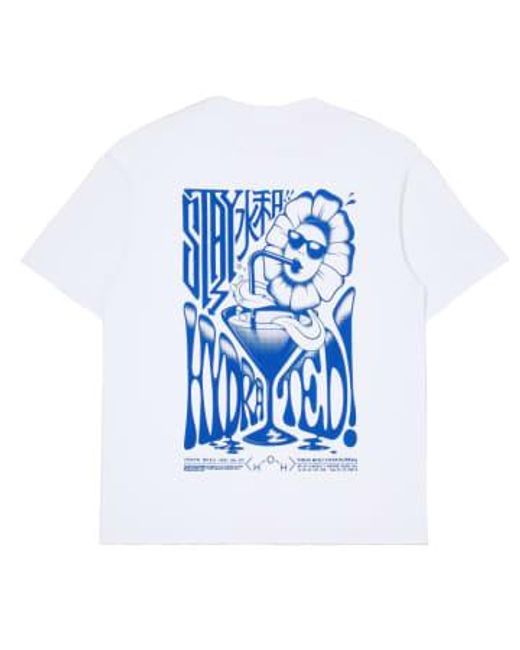 Edwin White Stay Hydrated Short-sleeved T-shirt for men