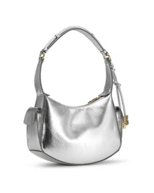 Ganni Gray Shoulder Bag One Size / Silver Female