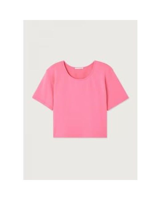 Camiseta hapylife American Vintage de color Pink