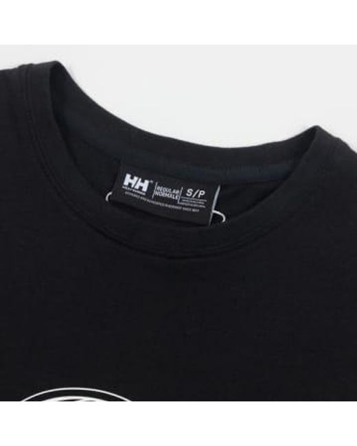 Helly Hansen Black Core Graphic T-shirt for men