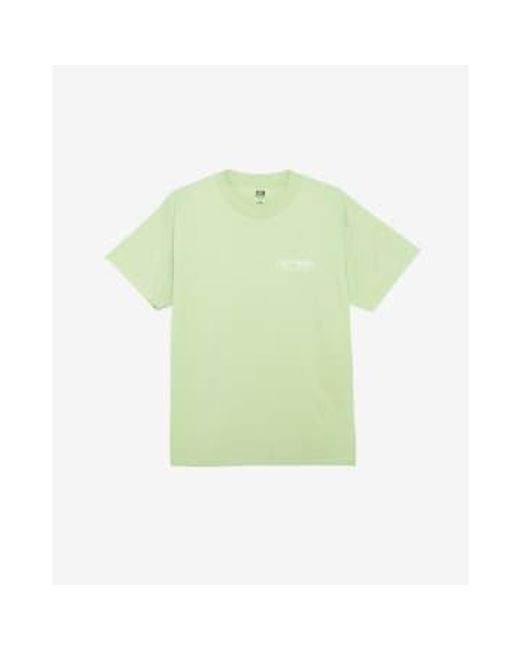 Studios T Shirt Cucumber di Obey in Green da Uomo