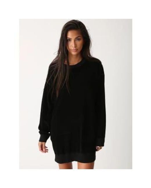 Electric And Electric And Velour Clio Dress di Electric and Rose in Black
