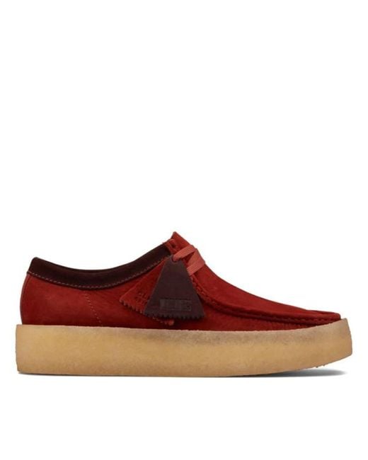 Clarks Shoes Wallabee Cup 26162437 7 in Burgundy Nubuck (Red) for Men -  Save 28% | Lyst