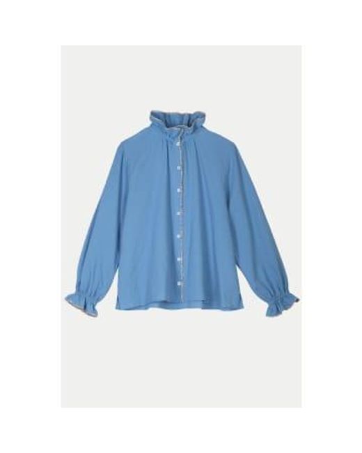 Apof Blue Marisa Ally Shirt / Xs