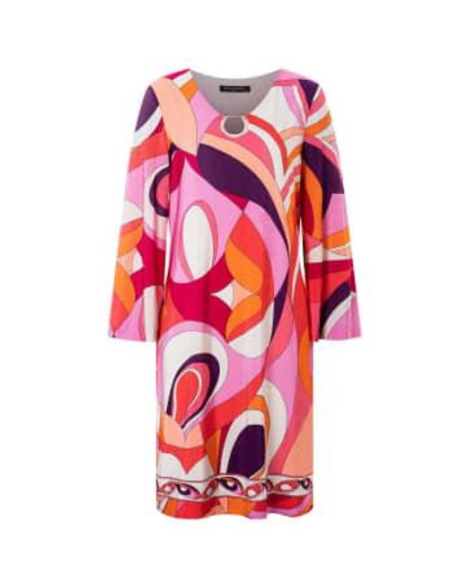 Robe tunique imprimée pramy Ana Alcazar en coloris Pink