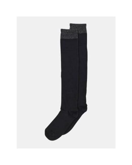 mp Denmark /silk Knee Socks Black 37-39