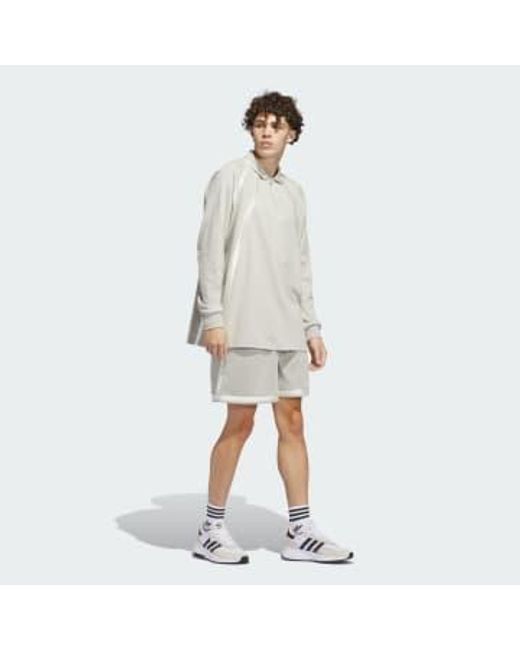 Adidas Gray Putty Originals Mesh Shorts L for men