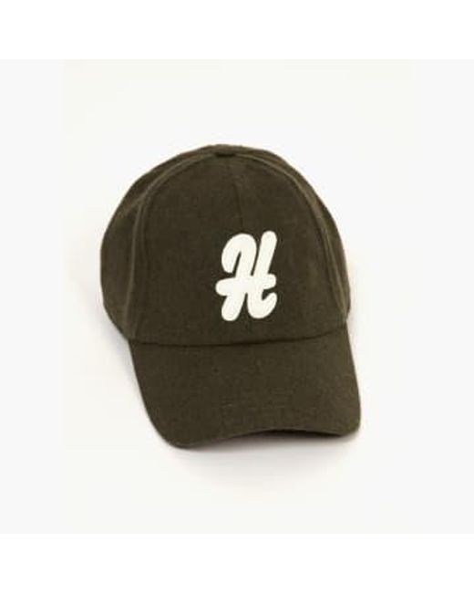 Hartford Green Wool Recycled Cap for men