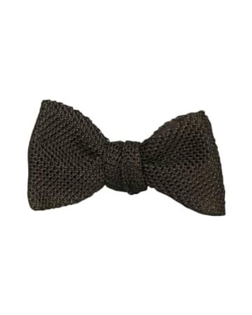40 Colori Knitted And Woven Silk Butterfly Bow Tie Emerald Black/grey/blue for men