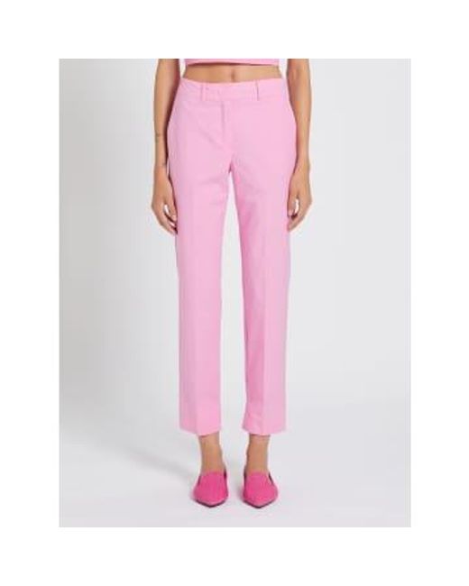 Pantalon d'été en coton léger rose Marella en coloris Pink