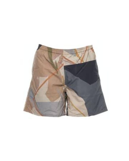 Paura Gray Shorts By Airam Bermuda Camo for men