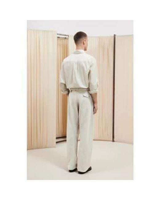 3D Pants Light Overcast di Lemaire in Natural da Uomo