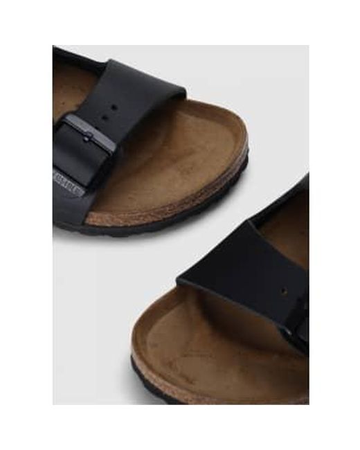 Womens Arizona Leather Sandal In 1 di Birkenstock in Black
