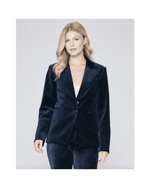 Chelsee Blazer Deep di PAIGE in Blue