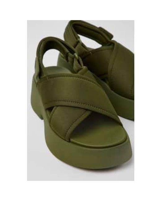 Tasha crossover sandalki caki Camper de color Green