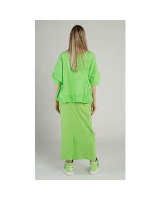 New Arrivals Green Lime Rundholz T Shirt S/m