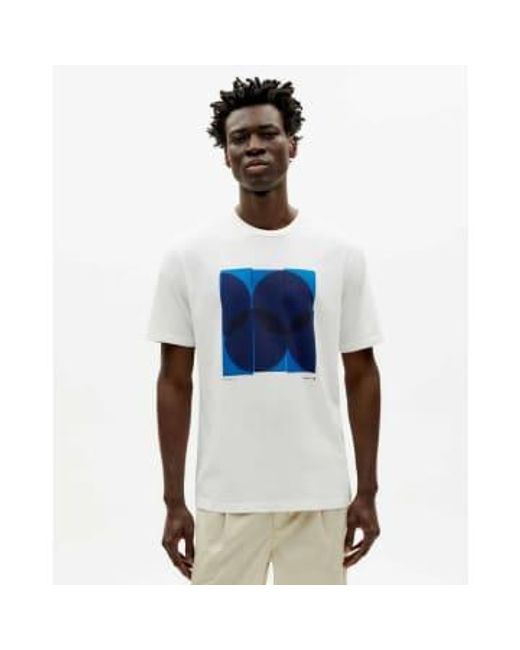 Thinking Mu Kunst 3 T-Shirt in Blue für Herren