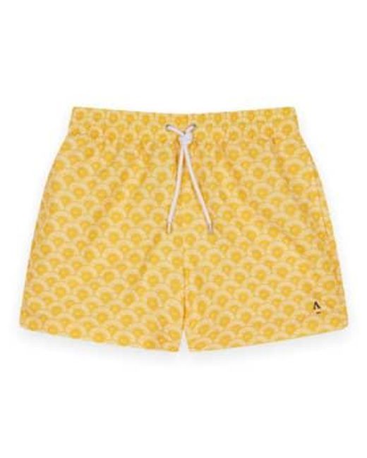 Apnee Apnee Swim Shorts Recif di Apnée in Yellow da Uomo