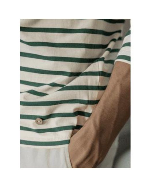 Aubrac Cotton T Shirt In From di Faguo in Green da Uomo