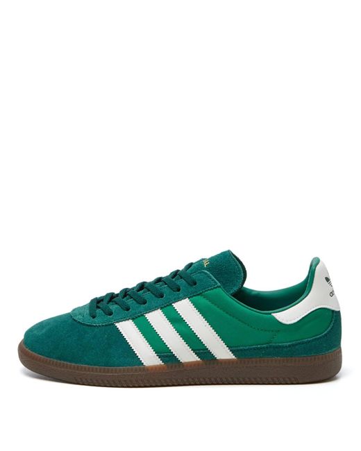 Adidas Green And White Universal Trainers for men