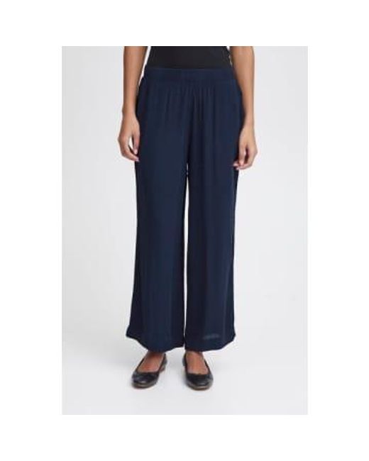 Ichi Blue Ihmarrakech Total Eclipse Trousers S