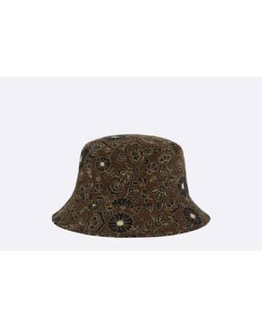 Ellis bucket hat floral aop dark Dickies de hombre de color Brown