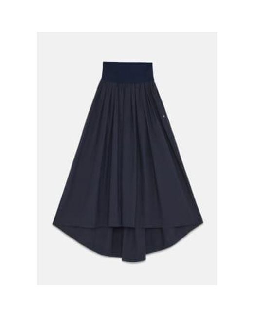 Ottod'Ame Blue Poplin Skirt 8